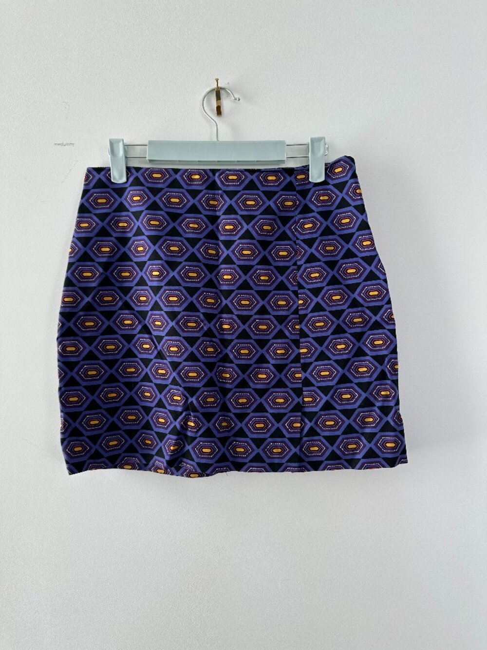 Kate Spade Saturday Purple Geometric Shape Pencil Skirt